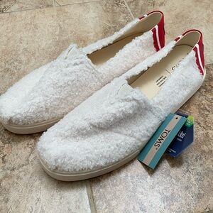 Toms shearling alpargatas